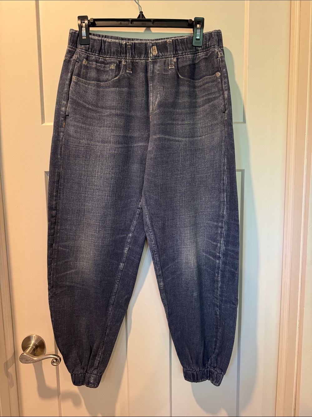 rag & bone Dark Blue Relaxed sweatpant jean Denim Joggers